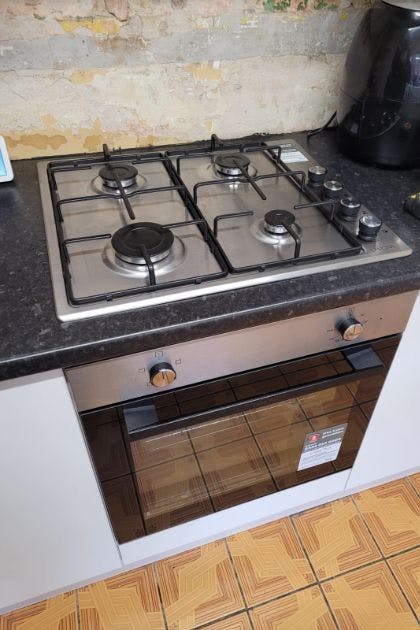 New gas hobs fitted
